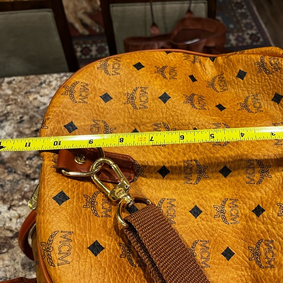 MCM Tan and Brown Travel Bag - Picture 15 of 15